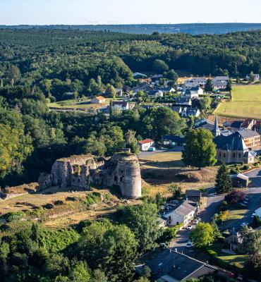 Le château vu du ciel